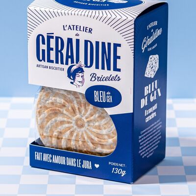 " Bricelets au Bleu de Gex " - Biscuits apéritif salés