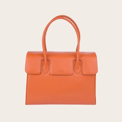 DIBONI handbag - Madison Couture - glow orange