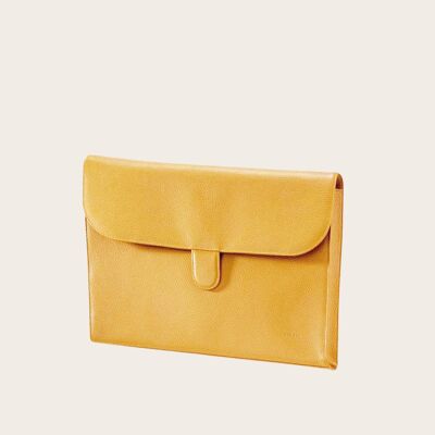 DIBONI briefcase - Porter Deluxe - sun yellow