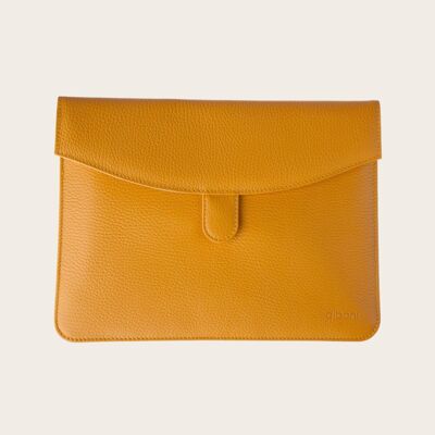 DIBONI clutch and tablet sleeve - elegancea - sunny yellow