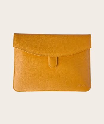 DIBONI pochette et pochette pour tablette - eleganta - jaune soleil 1