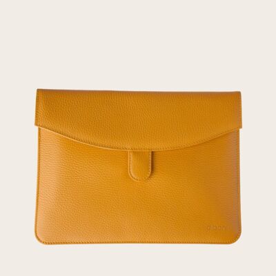DIBONI clutch and tablet sleeve - elegancea - sunny yellow
