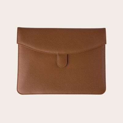 DIBONI pochette et pochette pour tablette - eleganta - marron mocassin