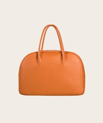 Sac business DIBONI - Valentina Couture - orange vif 1