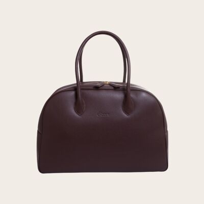 DIBONI business bag - Valentina Couture - chestnut