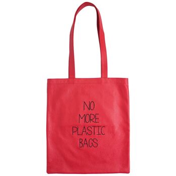 DIBONI Shopper - Fini les sacs plastiques - Rouge 1
