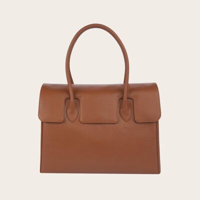 Bolso de mano DIBONI - Madison Couture - marrón mocasín