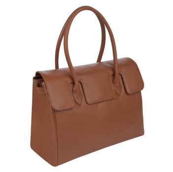 Sac à main DIBONI - Madison Couture - marron mocassin 3