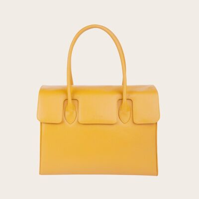 Sac à main DIBONI - Madison Couture - jaune soleil