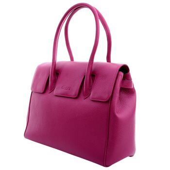 Sac à main DIBONI - Madison Couture - Fuchsia 4