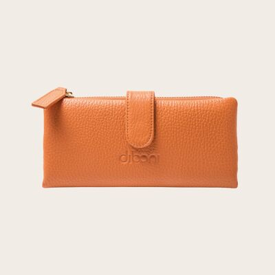 DIBONI wallet - Claire - glowing orange