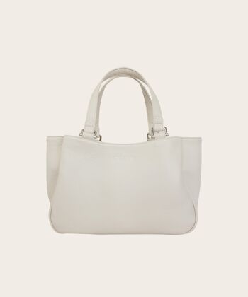 Sac à main DIBONI - Berta Couture - Blanc pierre 1