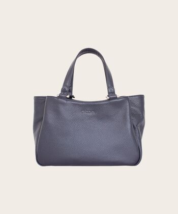 Sac à main DIBONI - Berta Couture - bleu nuit 1