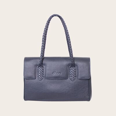 Sac à main DIBONI - Ashley Couture - bleu nuit