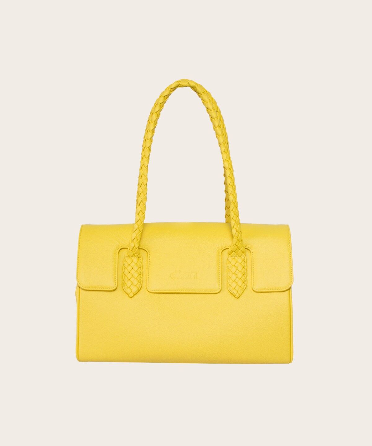 Bolso DIBONI - Ashley Couture - Amarillo Limón