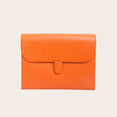 DIBONI briefcase - Apoyo Couture - glow orange