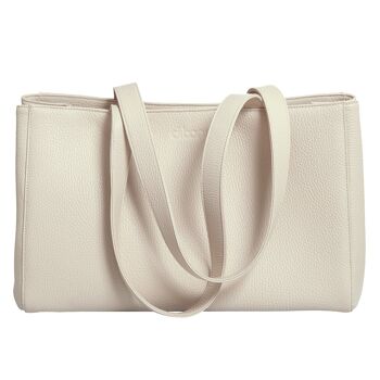 Sac à main DIBONI - Annabelle Couture - Blanc pierre 2