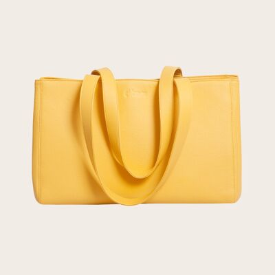 Bolso de mano DIBONI - Annabelle Couture - amarillo limón