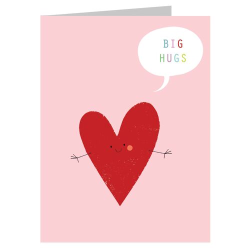 SM06 Mini Heart Big Hugs Card