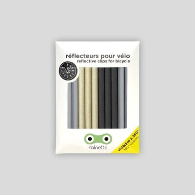 Bike reflectors | silver, gold, black