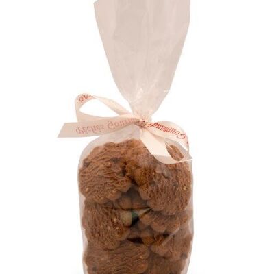 Chocolate-hazelnut shortbread biscuits - 300g bag