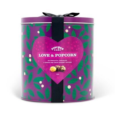 Love & Popcorn Tin