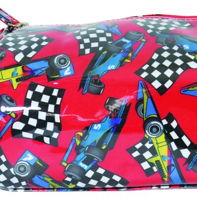 Mister Race Cars round wash bag laundry bag