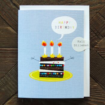 Mini carte de gâteau d'anniversaire SM13 5