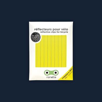 Reflecteurs pour velo  | jaune fluo 6