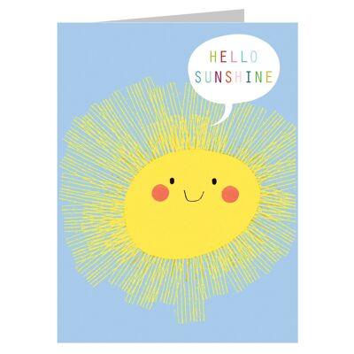 SM18 Mini Sunshine Greetings Card