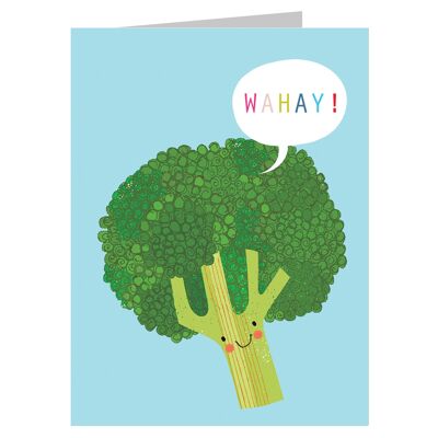 SM19 MIni Broccoli Congratulations Card