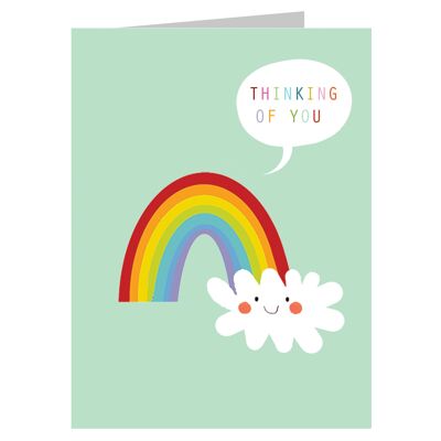SM20 Mini-Regenbogenkarte „Ich denke an dich“