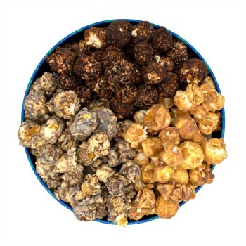 Boîte de pop-corn Trio de chocolats 4