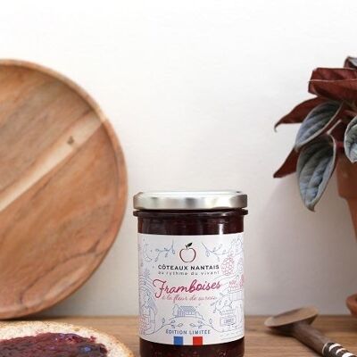 Confiture de framboises à la fleur de sureau Bio 240g - Edition limitée