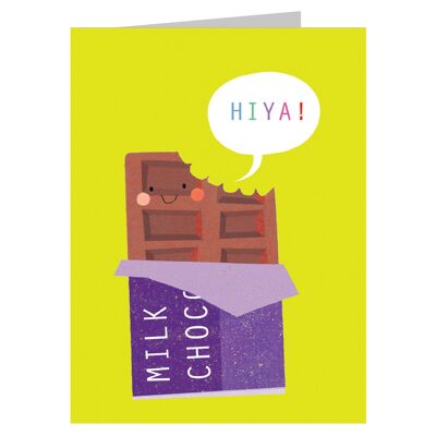SM25 Mini-Grußkarte mit Schokolade