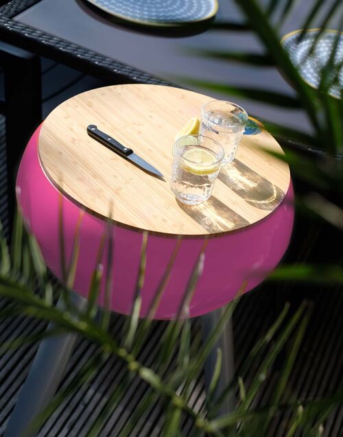 Drinks Cooler – Both Heights + Champagne Tray and Lid / Colour: Peony