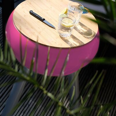 Drinks Cooler – Both Heights + Champagne Tray and Lid / Colour: Peony