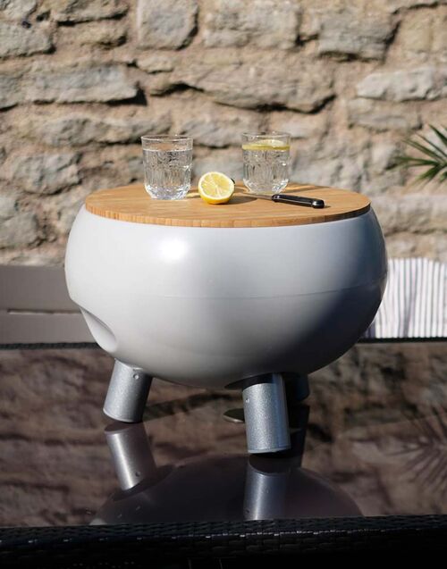 Drinks Cooler – Short + Champagne Tray and Lid / Colour: Moon Grey