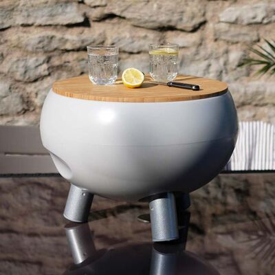 Drinks Cooler – Short + Champagne Tray and Lid / Colour: Moon Grey