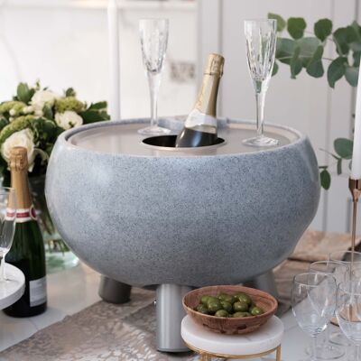 Drinks Cooler – Short + Champagne Tray / Colour: Light Stone