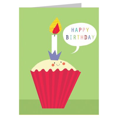 SM28 Mini Cupcake Birthday Card