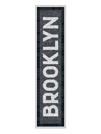 NY Negro - Alfombra vinílica BROOKLYN - 60x240 2