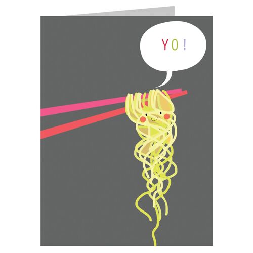 SM40 Mini Noodles Greetings Card