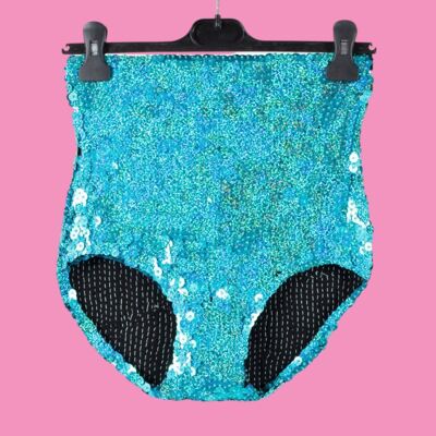 Harlequin Sequin Hot Pants