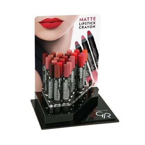 Matte Lipstick Crayon Display