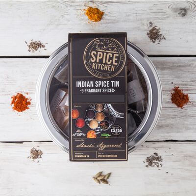 Indian Spice Tin with 9 spices | Gift of the Year Winner