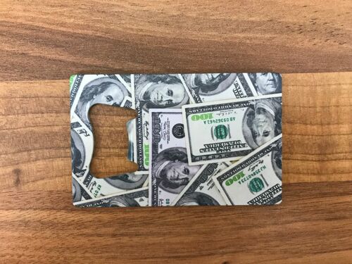 Dollar Wrapic Credit Card Opener - 100 Dollar