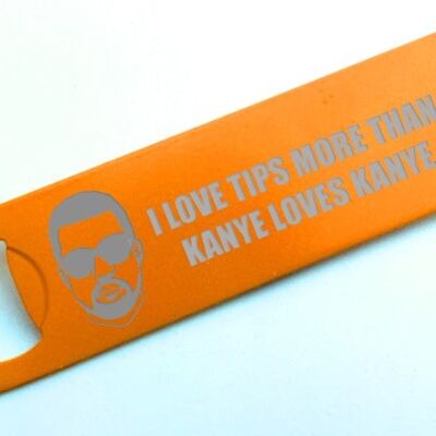 Green Monster Pattern Bar Blade - Orange