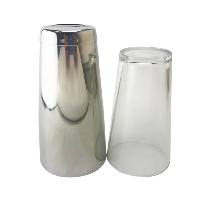 Boston Tin 28oz & Boston Glass 16oz Weighted Cocktail Shaker Set - Stainless Steel