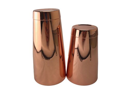Copper Tin Set, 28oz & 18oz Boston Weighted Cocktail Shakers